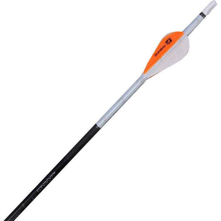 New Archery Products Nap Quikfletch Quickspin 4 Fletch Rap White And Orange 2 In. 