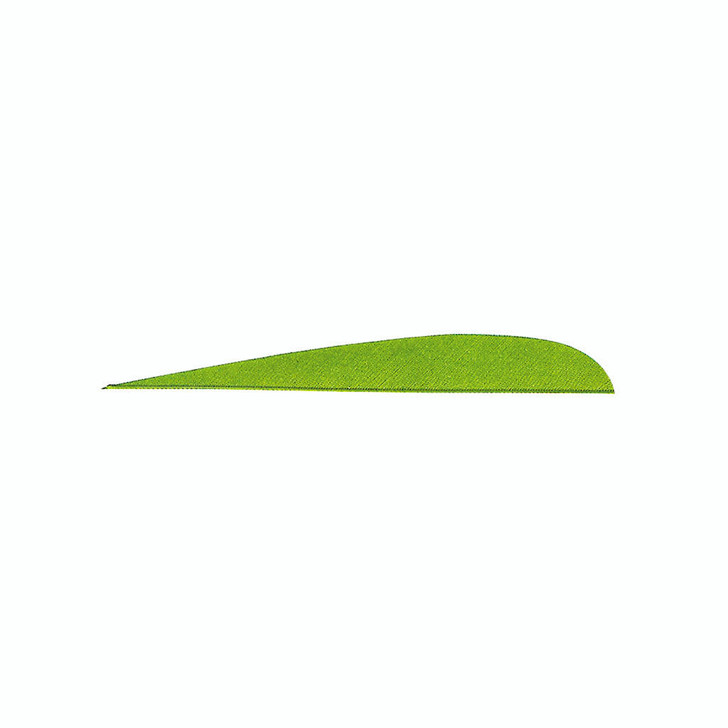  Gateway Parabolic Feathers Chartreuse 4 In. Rw 100 Pk. 