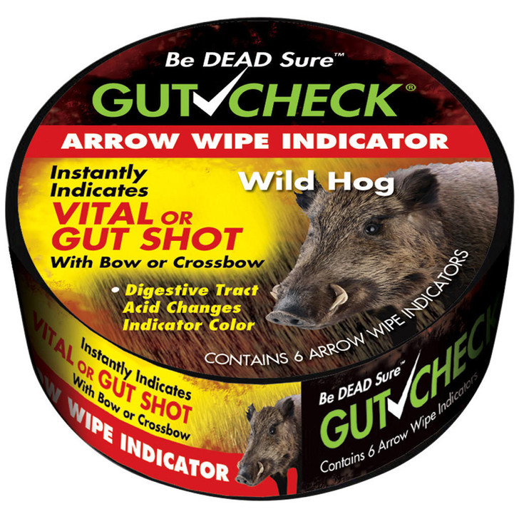  Gut Check Arrow Wipe Indicators Hog 6 Pk. 