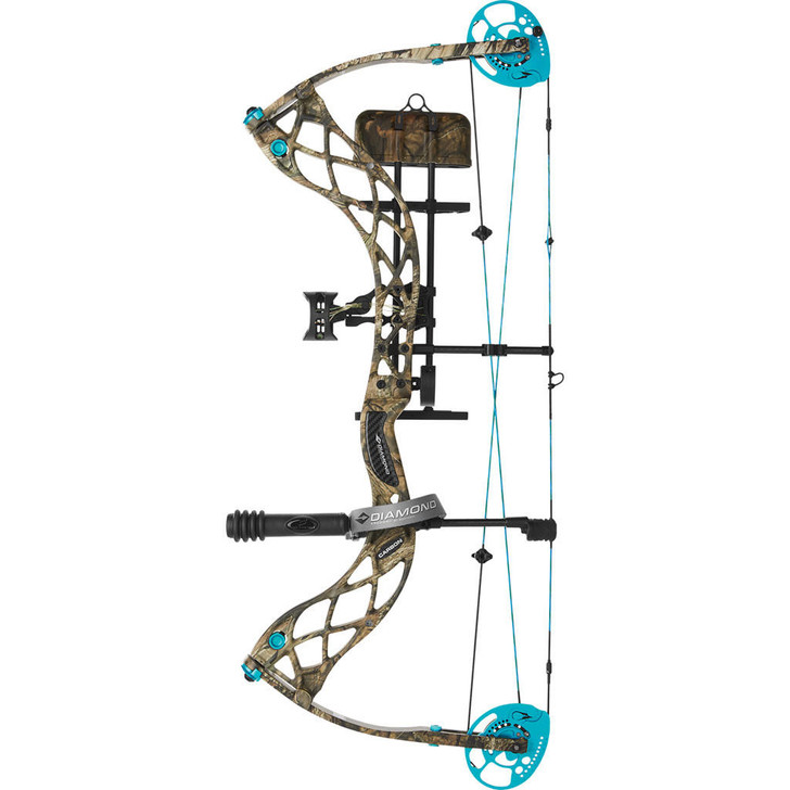  Diamond Carbon Knockout Rak Bow Package Mossy Oak Break Up Country 60 Lbs. Rh 