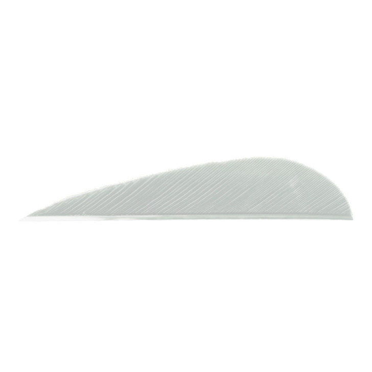  Trueflight Parabolic Feathers White 3 In. Lw 100 Pk. 