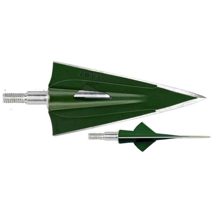  Zwickey No Mercy Broadheads Screw In 4 Blade 165 Gr. 3 Pk. 