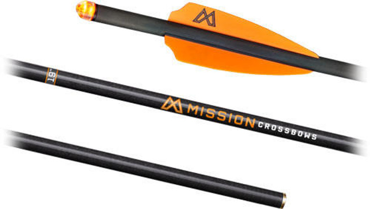  Mission Archery Xbow Bolt 19" - Lighted Nock 250gr 3pk 