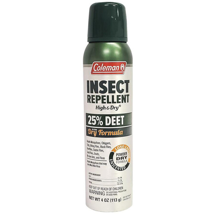  Coleman High & Dry Insect Repellent 4oz - 25% Deet 