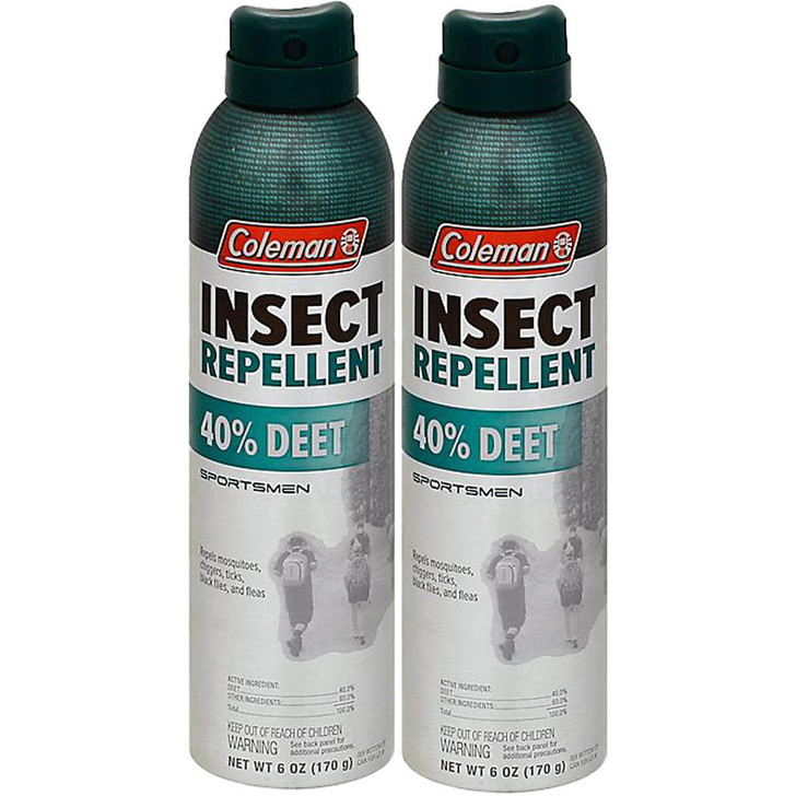  Coleman Sportsmen Insect Repellent 6oz - 40% Deet - Twin Pack 