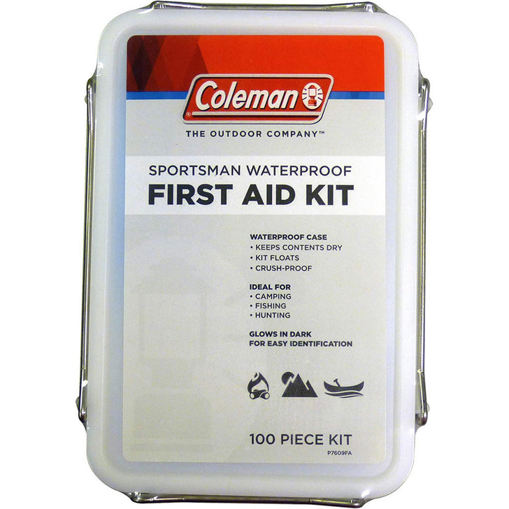  Coleman Sportsman Waterproof First Aid Kit 100 Piece 