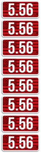 Mtm Ammo Caliber Labels 5.56 - 8-pack 