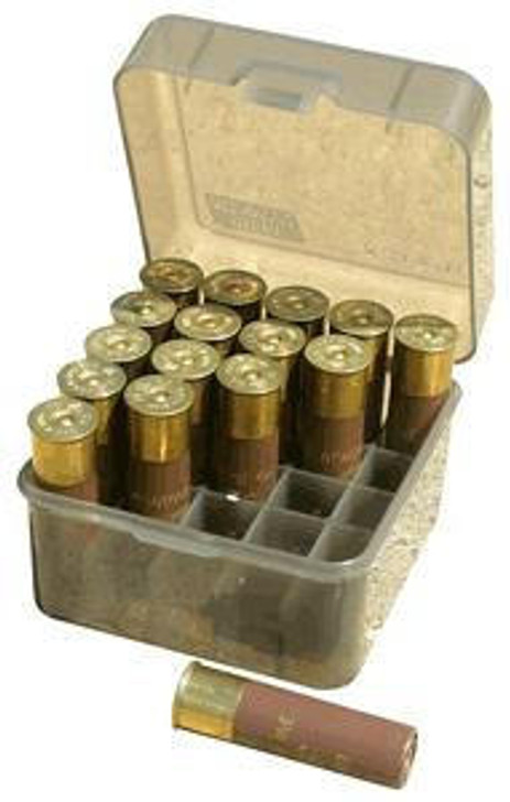  Mtm Ammo Box Shotshell 12/10ga - 3.5" Shells 25-rounds Clr Smke 