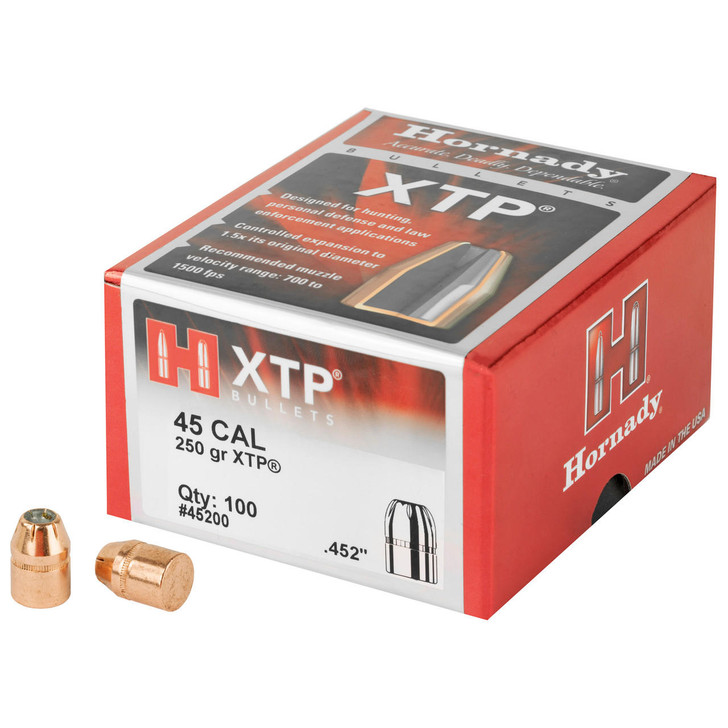 Hornady Hrndy Xtp 45cal .452 250gr 100ct 