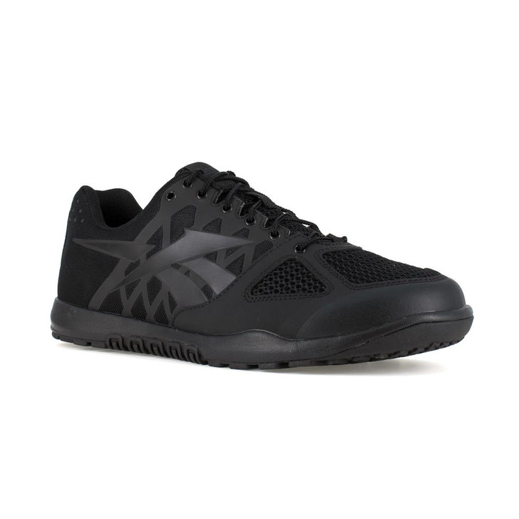 Reebok Nano Tactical Trainer Shoe w/ Soft Toe - Black 