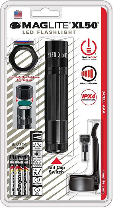 Maglite XL50 LED 3 AAA-Cell Flashlight 