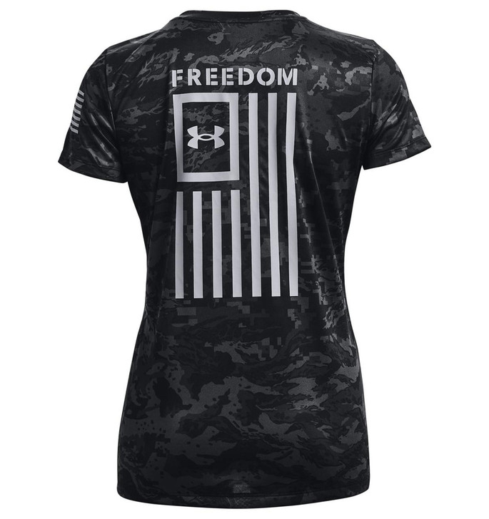 Under Armour Women's UA Freedom Tech Camo Short Sleeve 