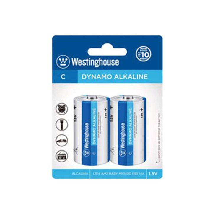 Energy Products Westinghouse C Alkaline 2 Pack 