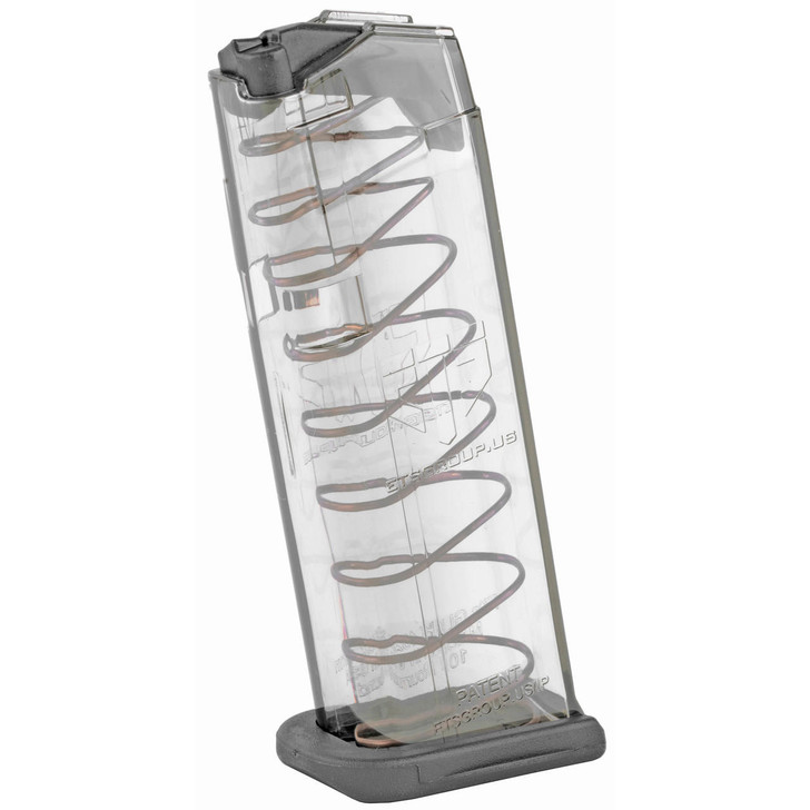 Elite Tactical Systems Group Ets Mag For Glock 43x 9mm 10rd Clear