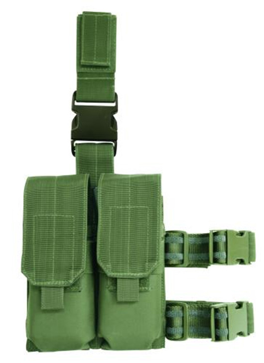 Voodoo Tactical Drop Leg Platform with Attached M4/M16 Double Mag Pouch 