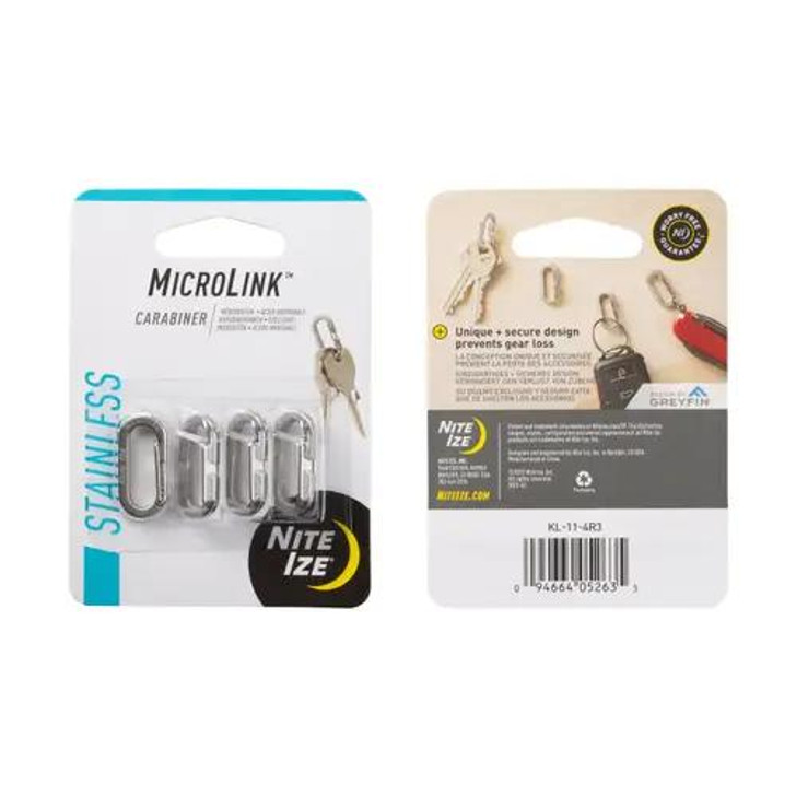 Nite-ize Microlink Carabiner - 4 Pack 