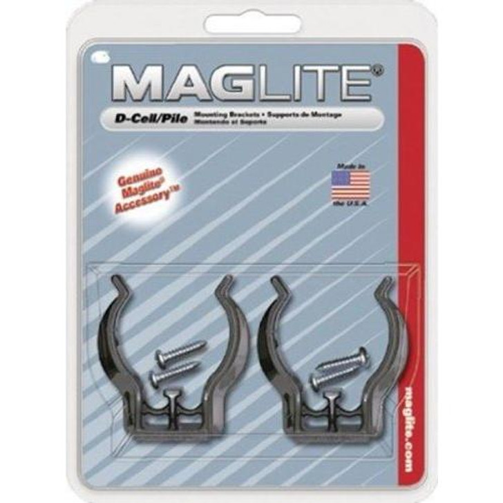 Maglite D-cell Mounting Bracket (2 Pack) 