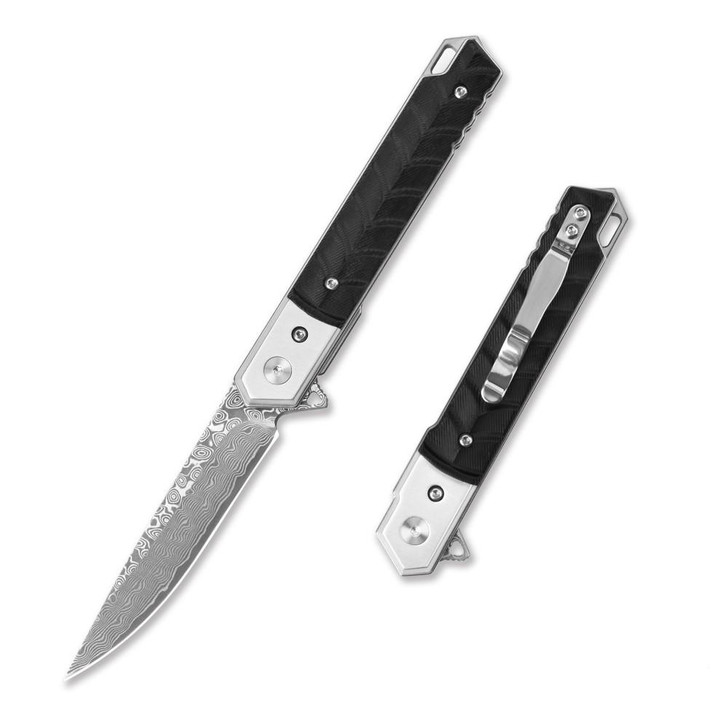 Bnb Knives Damascus Wasp 