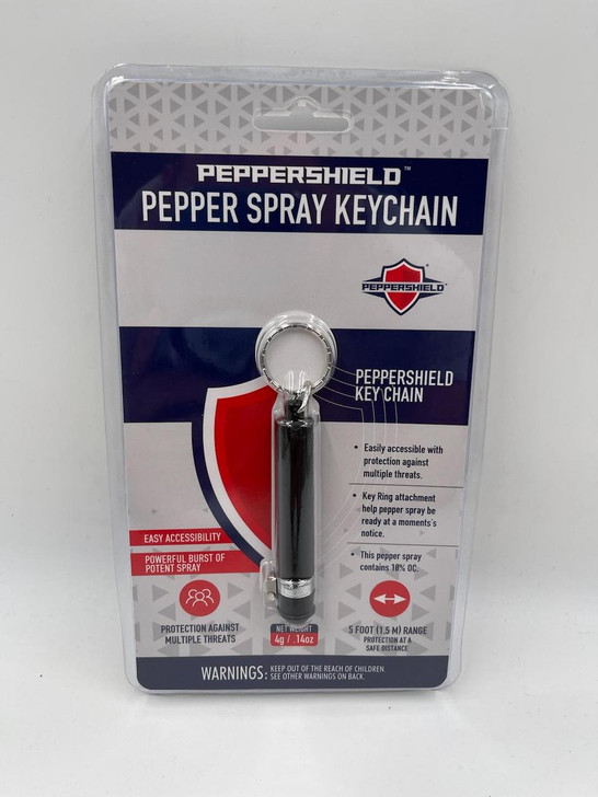  Peppershield Keychain Guard 1/2oz - Black 