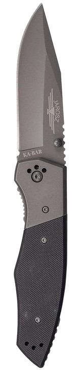 Ka-bar Jarosz Beartoothg10 Handle, Gray Pocket Clip, Str Edge 