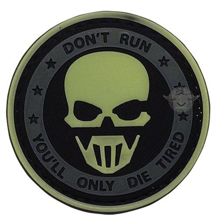 5ive Star Gear Don't Run Ghost Night Glow Morale Patch 