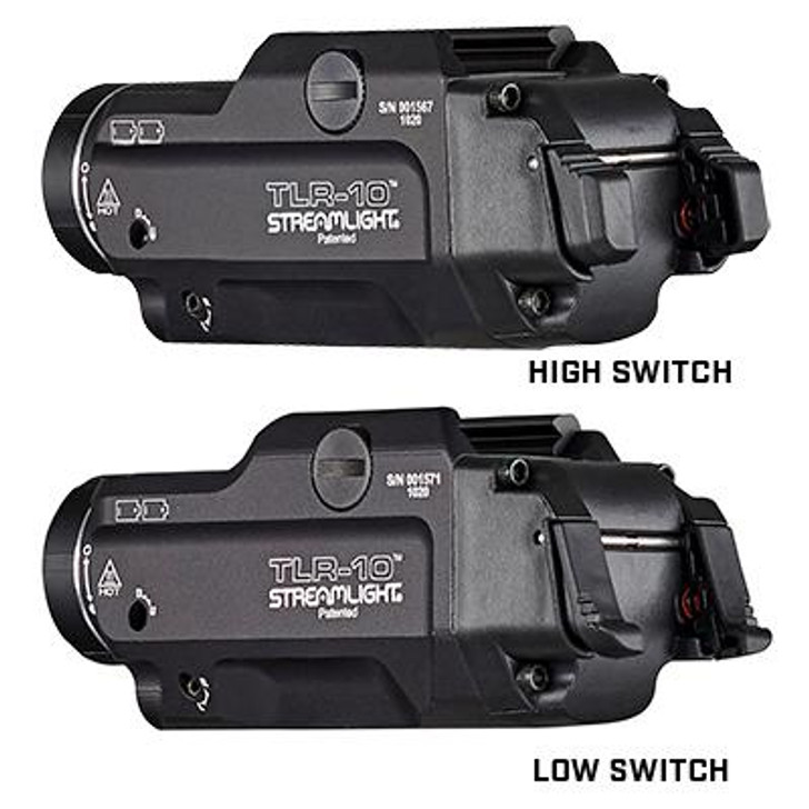 Streamlight Tlr-10 Gun Light With Ambidextrous Rear Switch Options 