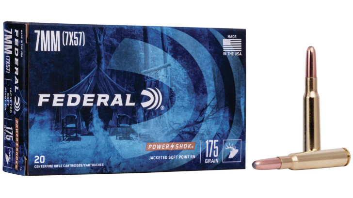 Federal Power-shock 7mm Mauser - 175gr Sp 20rd 10bx/cs