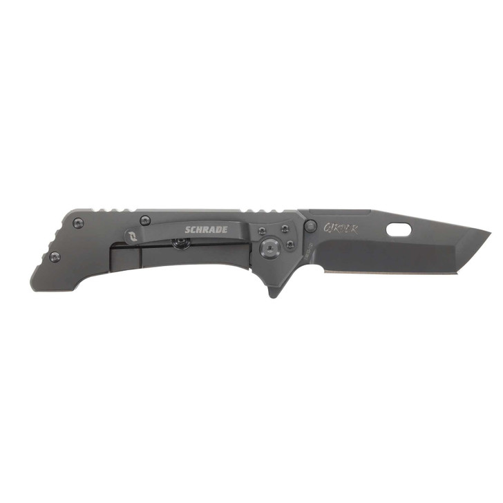 Schrade Knife Girder 3.25" - Folder Tanto Matte Stainless!