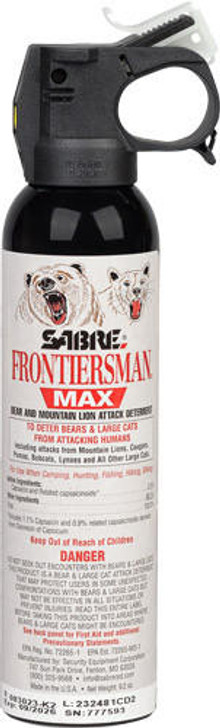  Sabre Frontiersman Max Bear & - Mountian Lion Spray 9.2oz 