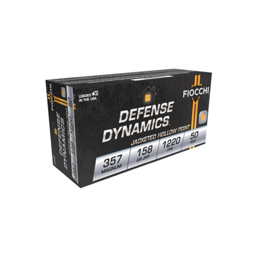 Fiocchi 357 Magnum 158gr Jhp - 50rd 20bx/cs