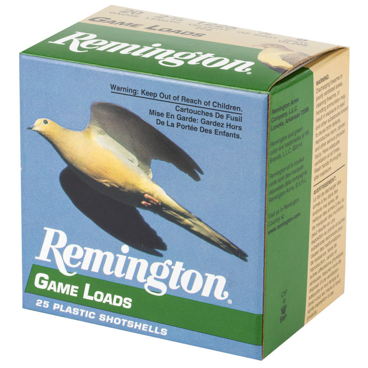 Remington Rem Gam Load 20ga 2 3/4" #8 25/250 