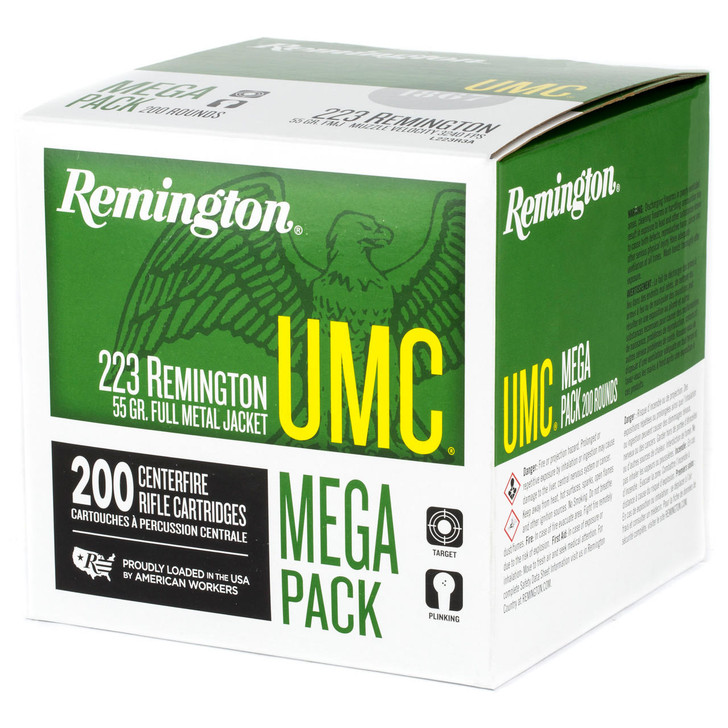 Remington Rem Umc Mp 223rem 55gr 200/800