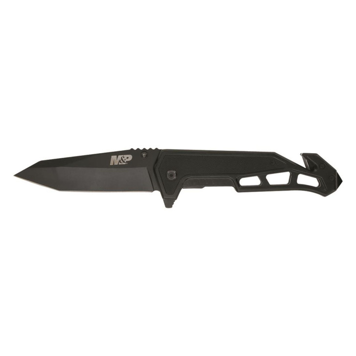 S&w Knife M&p Border Guard Spr - Assist 3.99" W/strap Cutter!