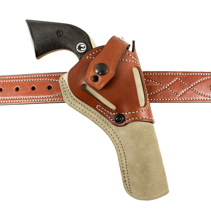 Desantis Wild Hog Holster Lthr - Ambidextrous 1911's 5" Natural