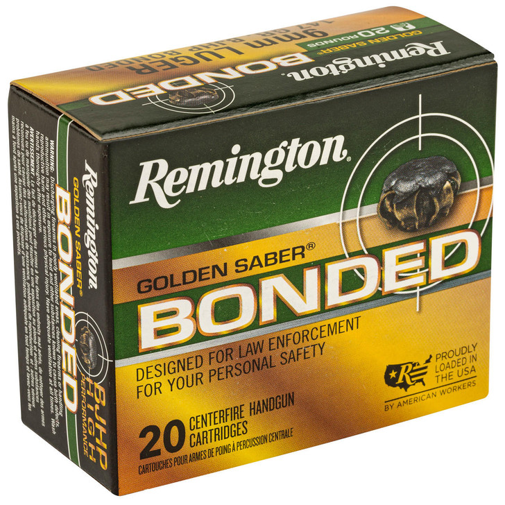 Remington Rem Golden Sbr 9mm 147gr 20/500 