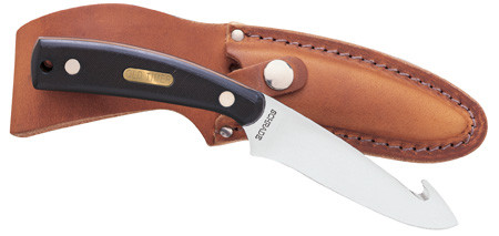 Old Timer Knife Guthook Skinnr - 3.5" Fixed S/s Delrin W/sheat<