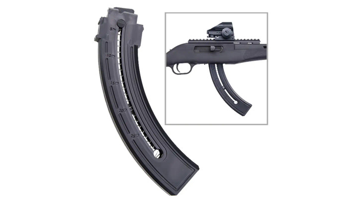 Mossberg Blaze Hntg Magazine - .22lr 25rd Black Synthetic