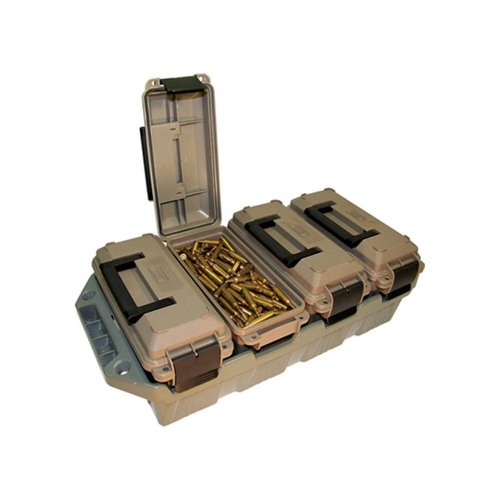 Mtm 4-can Ammo Crate W/ 4 .30 - Cal Ammo Cans Army Grn/dk Erth