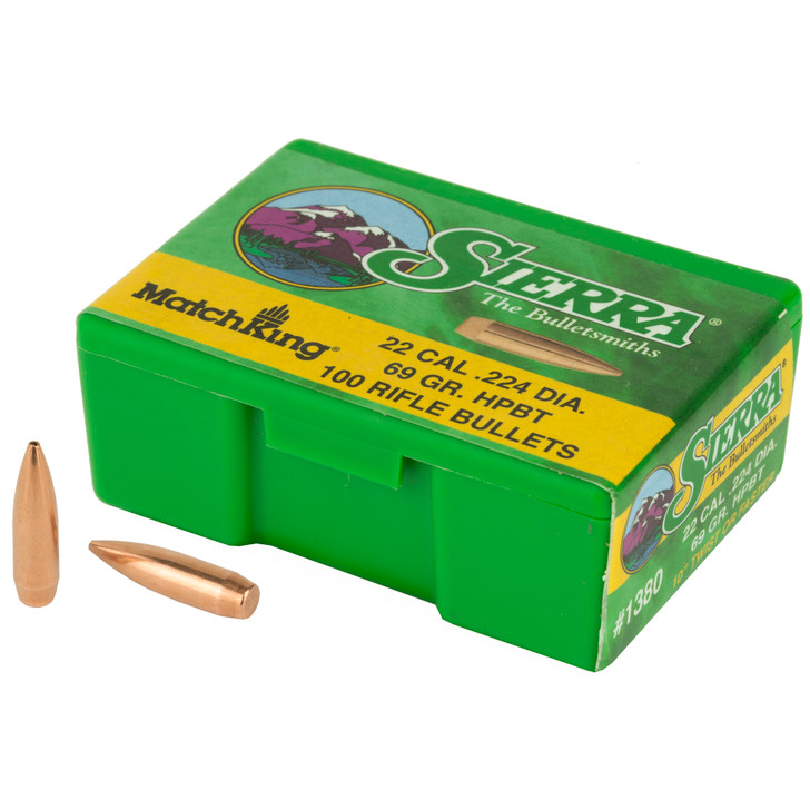 Sierra Matchking .224 69gr 100ct