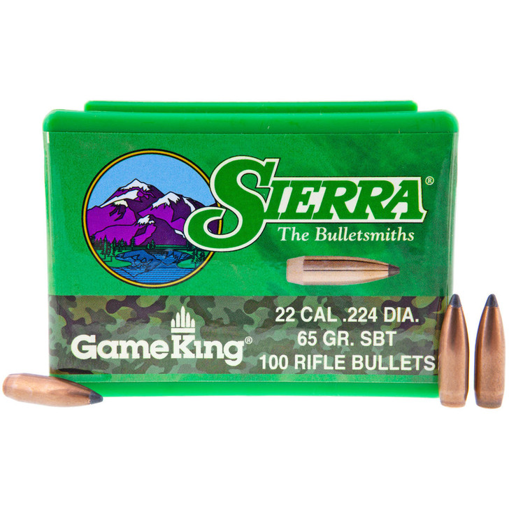 Sierra Bullets Sierra Gameking .224 65gr 100ct 