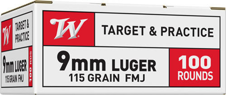 Winchester Ammunition Win Ammo Usa 9mm Luger - 115gr. Fmj 100rd Value Pack ! 