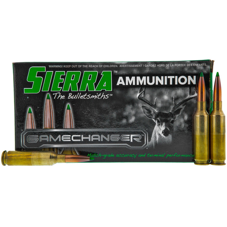 Sierra Bullets, GameChanger, Tipped GameKing, 20 Round Box