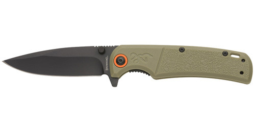 Browning Knife Buckmark Slim - Folder 3.18" Poly Handle Sage!