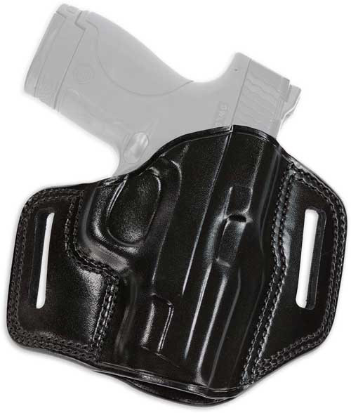 Galco Combat Master Belt Hlstr - Rh Leather Fits Glock 48 Blk<