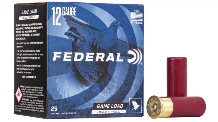 Federal Game Shok 12ga 2.75" - 1 1/8oz #4 25rd 10bx/cs