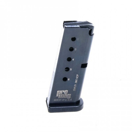 Pro Mag Magazine Diamondback - .380acp 6rd Blued Steel