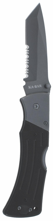 Ka-bar G10 Mule Folder 3.9375" - Tanto Serrated!