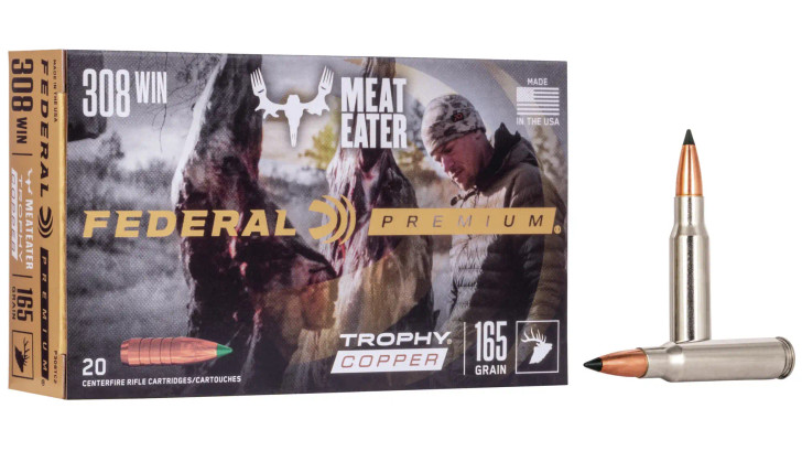 Federal Premium 308 Win 165gr - Trophy Copper 20rd 10bx/cs