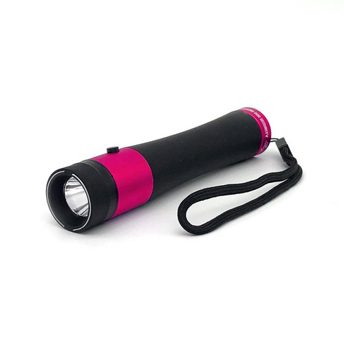 Guard Dog Ivy Stun Gun W/ 200 - Lumen Light Rechargeable Pink