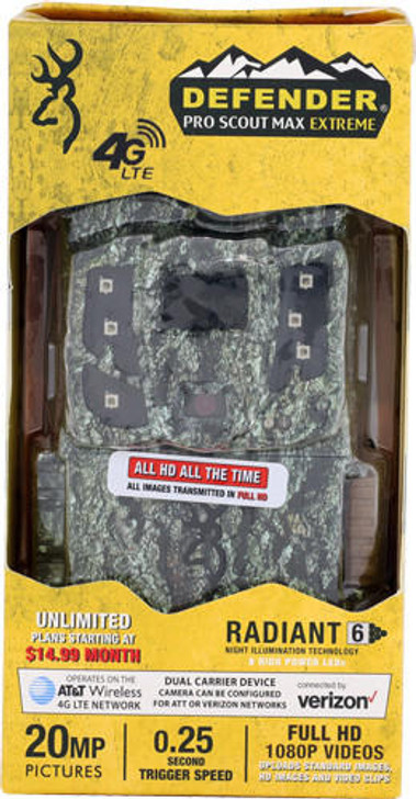  Browning Trail Cam Pro Scout - Max Extreme Hd Wireless 20mp 